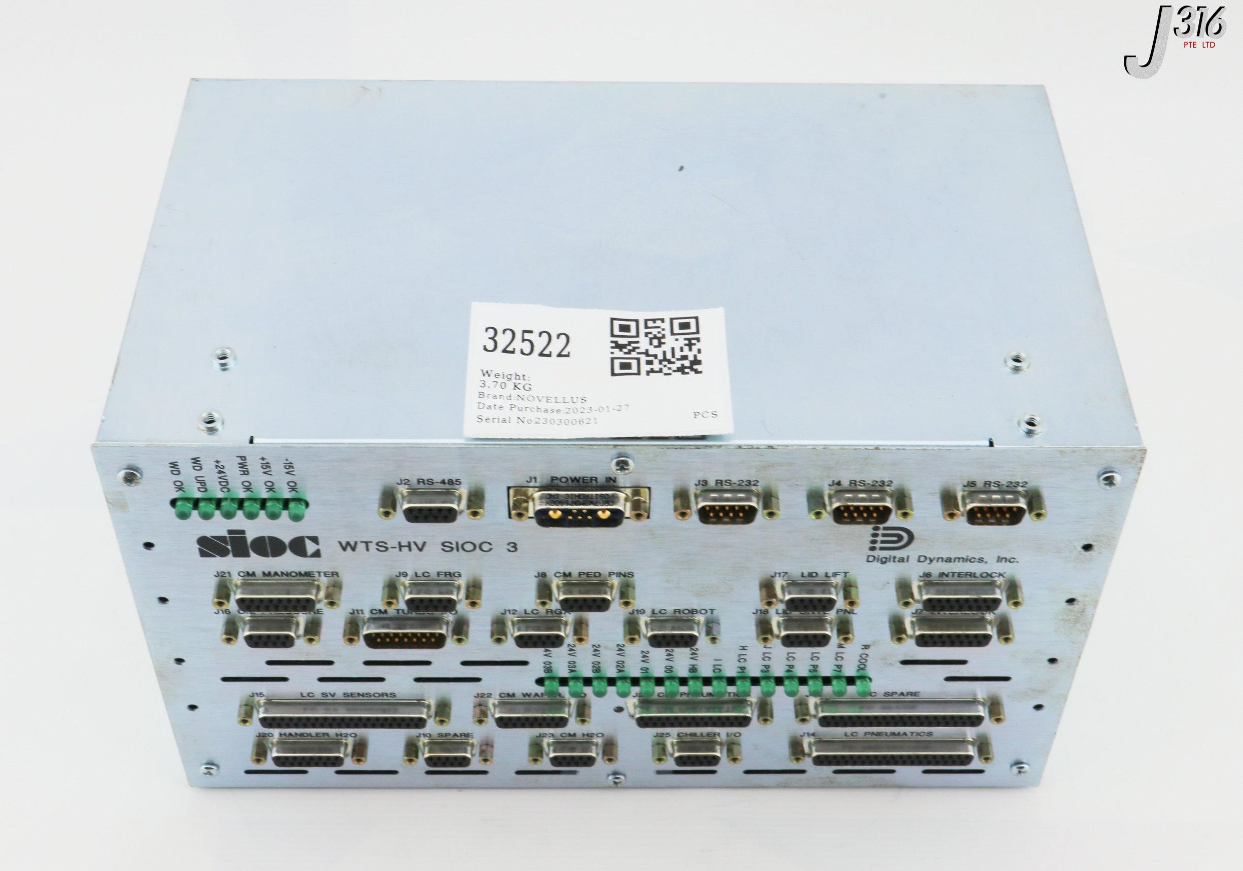 32522 NOVELLUS SESIOC 3 IXT WTS HV 02-271697-00 | eBay